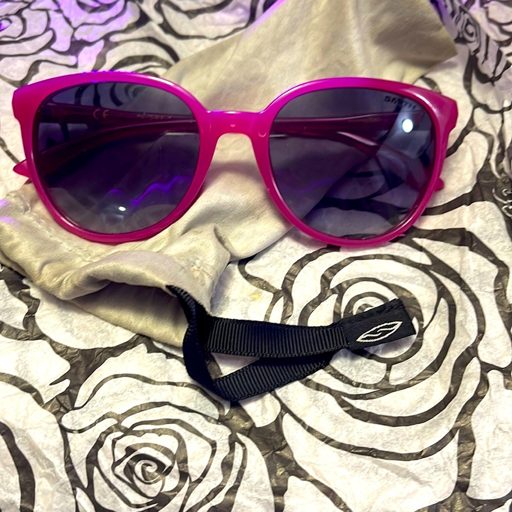 Hot Pink Smith Polarized Sunglasses